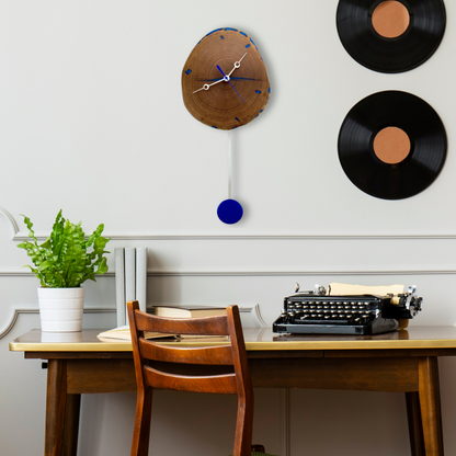 SOLD - Mesquite Wood Pendulum Wall Clock