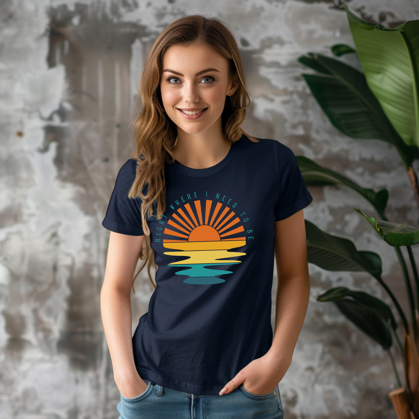 I Need To Be Sunset T-Shirt, Unisex, Beachy Summertime Vibes, Retro Sunset Rays, Matching Family Tees, Girls Vacation Outfits,  Gift For Her