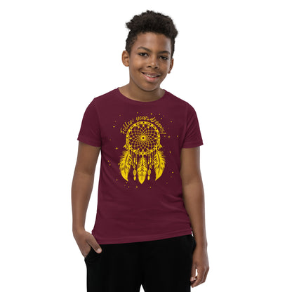Starry Dreamcatcher T-Shirt, Unisex Youth, Native American Style, Follow Your Dreams, Boho Apparel, Girls Outfits, Matching Mom and Daughter