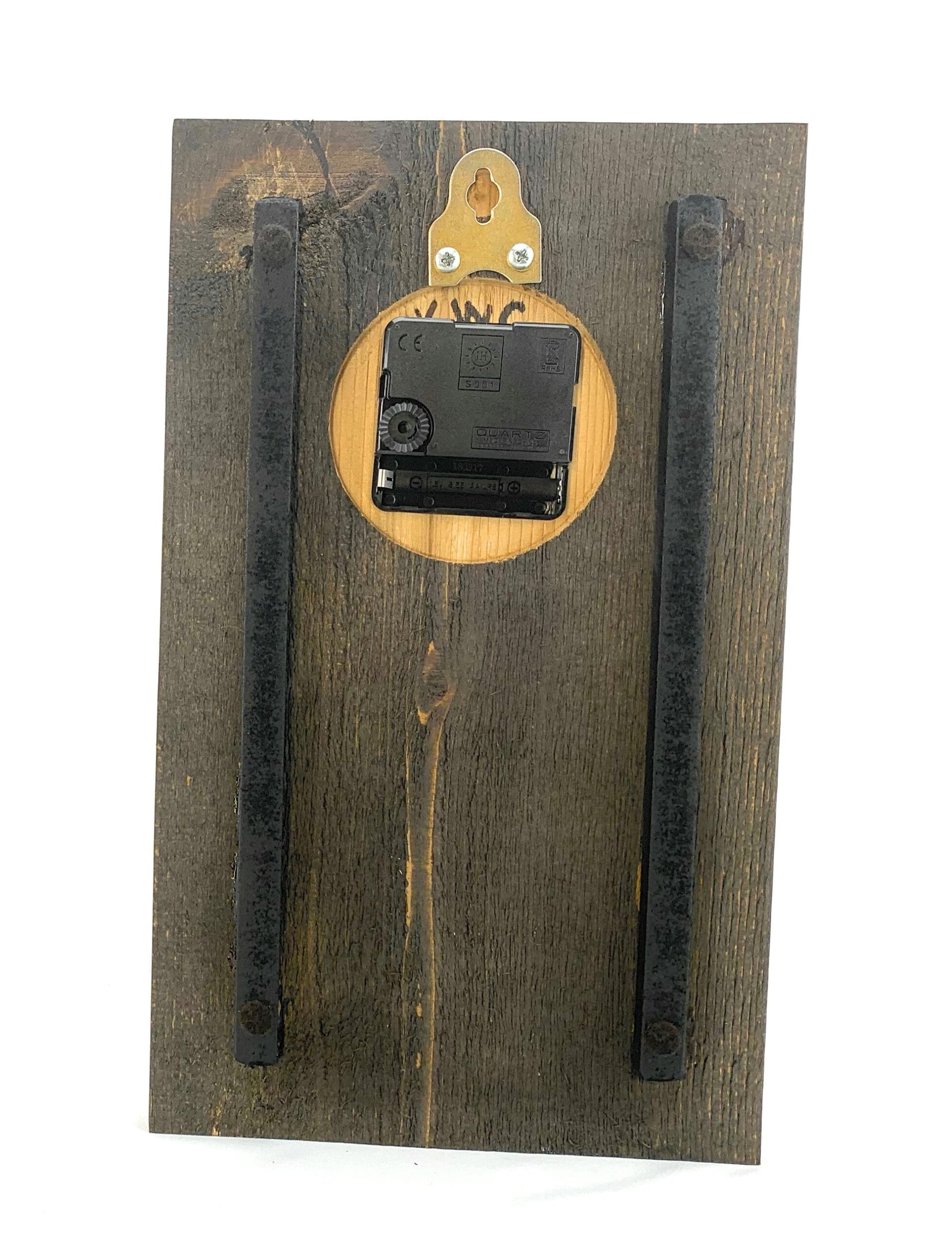 KingWood Wood & Metal Wall Clock "Moonlight Dance"