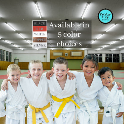Personalized Martial Arts Boy Metal Wall Art