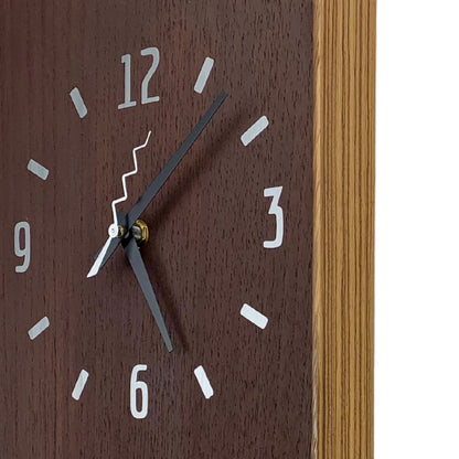 SOLD - KingWood Pendulum Clock In Cedar & Zebra Wood