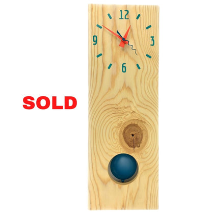 KingWood Sante Fe Pine Pendulum Wall Clock