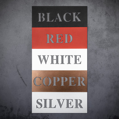 Personalized Round Metal Name Sign, Custom Established Family Metal Wall Art