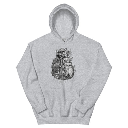 KingWood Owls Color Hoodie, Unisex